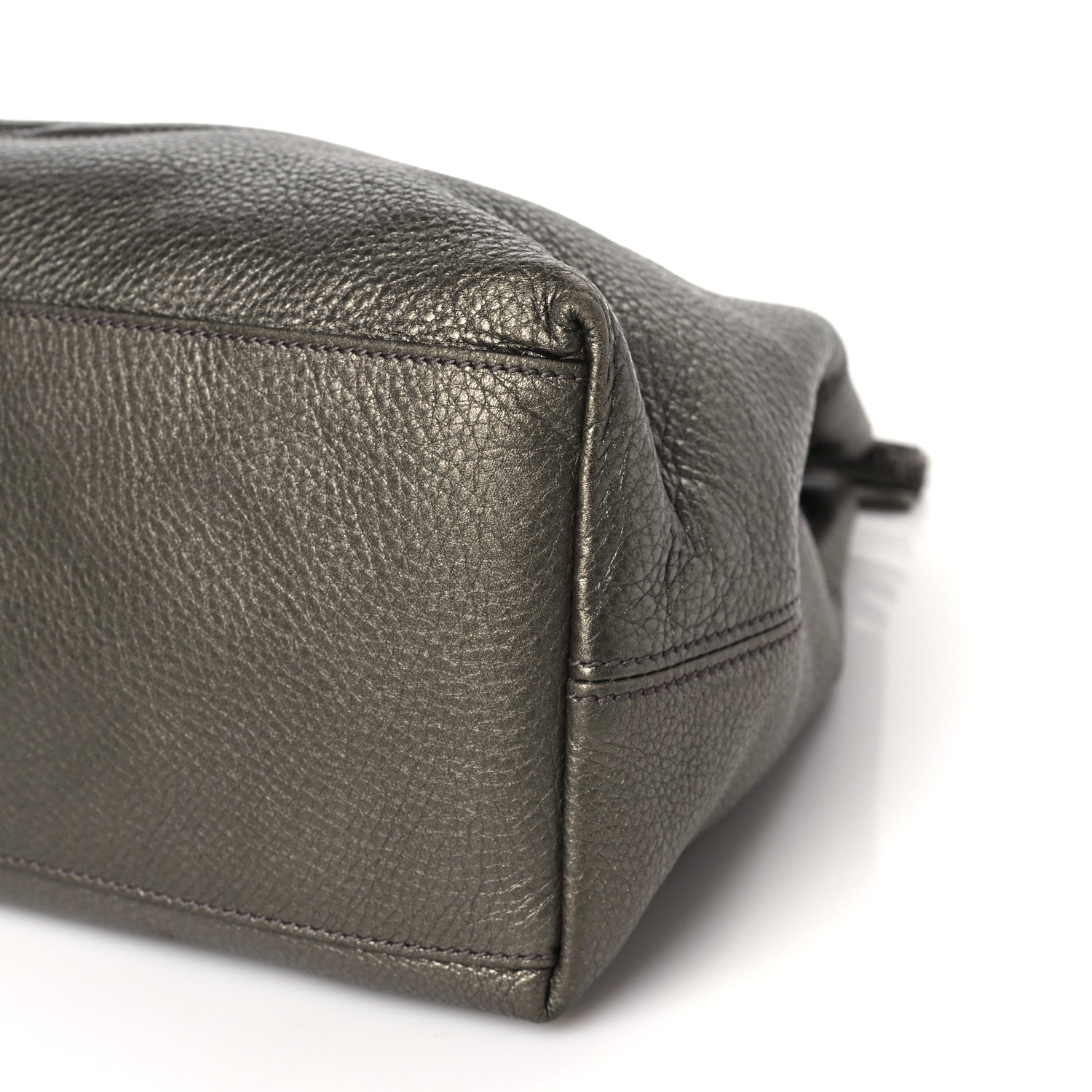 Gucci Metallic Pebbled Calfskin Medium Soho Chain Shoulder Bag Sasso 9 of 9
