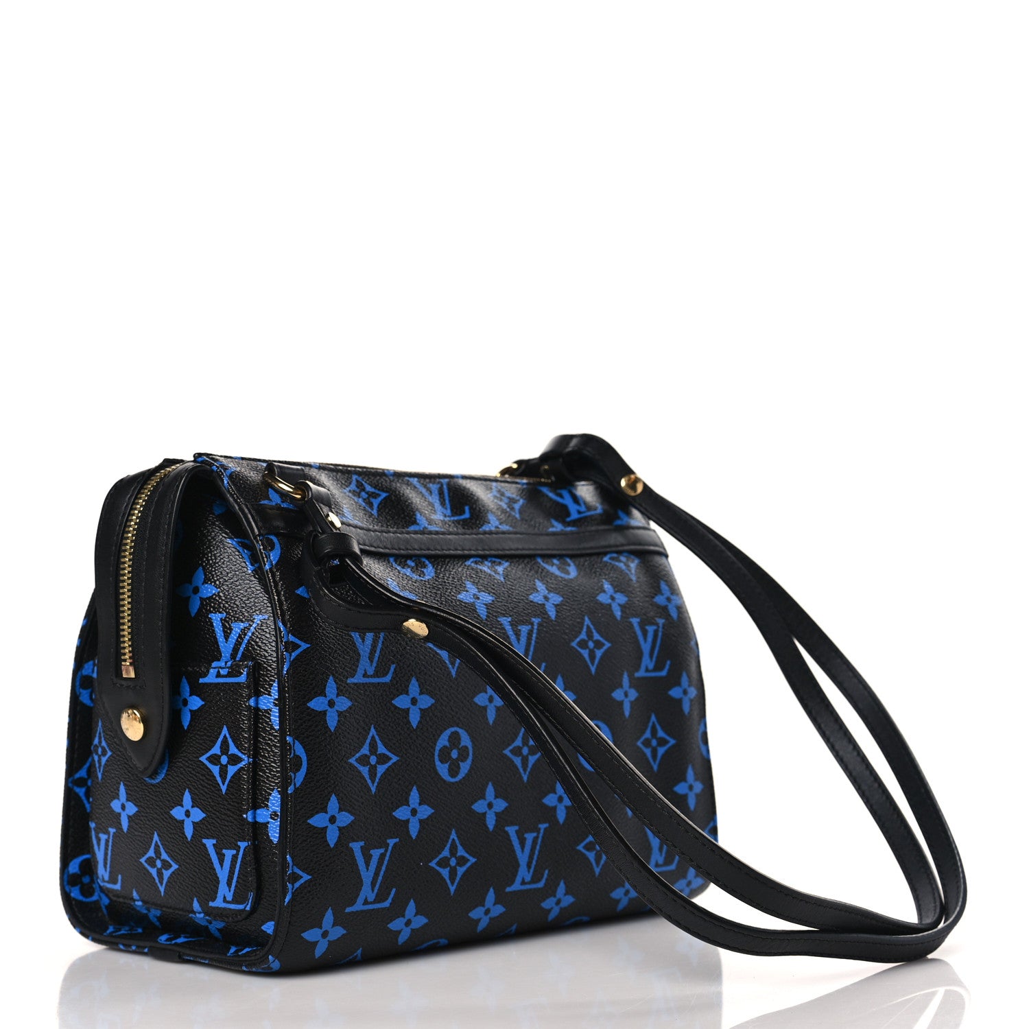 Louis Vuitton Colored Monogram Speedy Amazon PM Blue Black 3 of 8