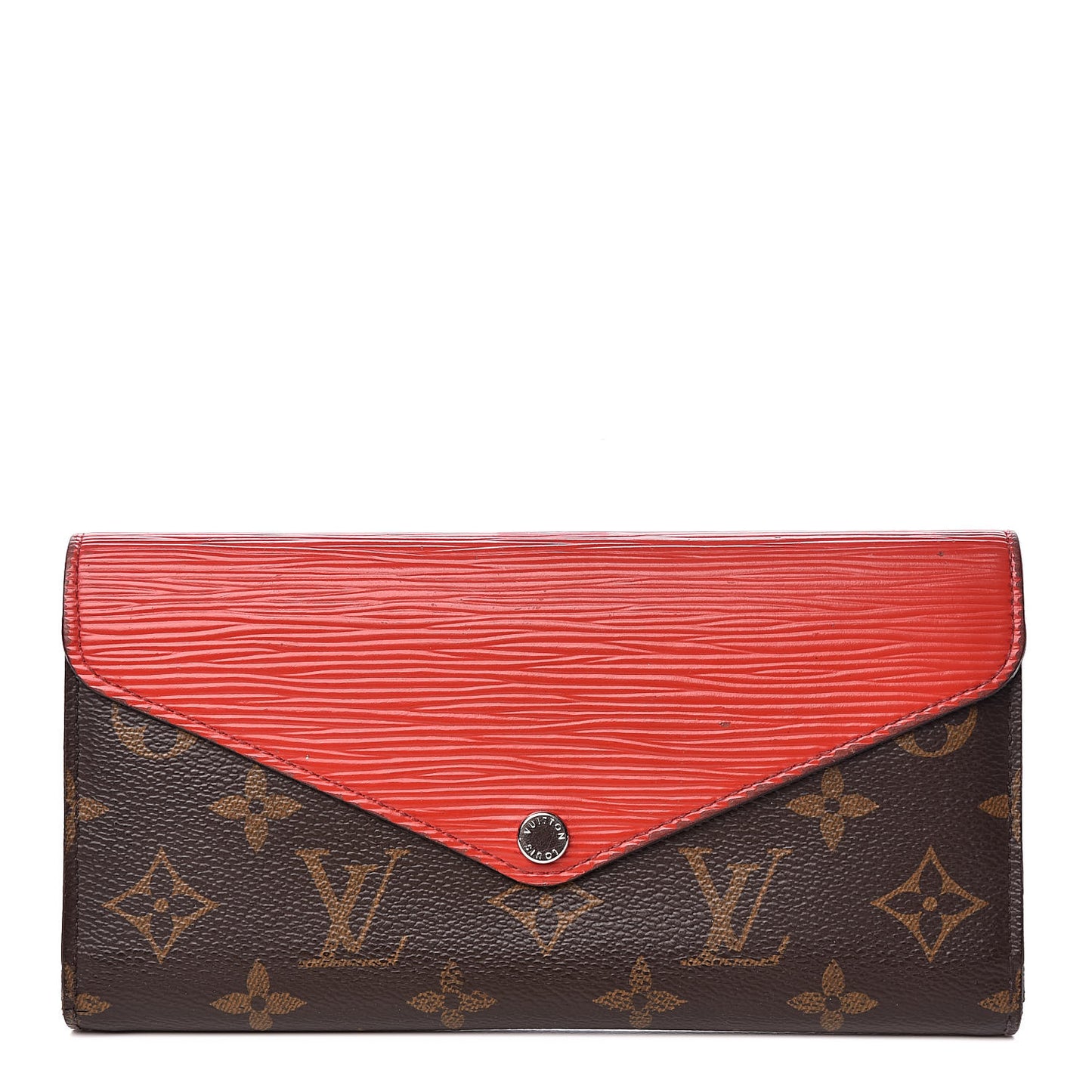 Monogram Epi Marie-Lou Long Wallet Coquelicot