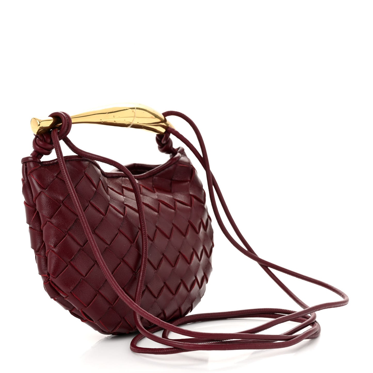 Nappa Intrecciato Mini Sardine Bag Barolo