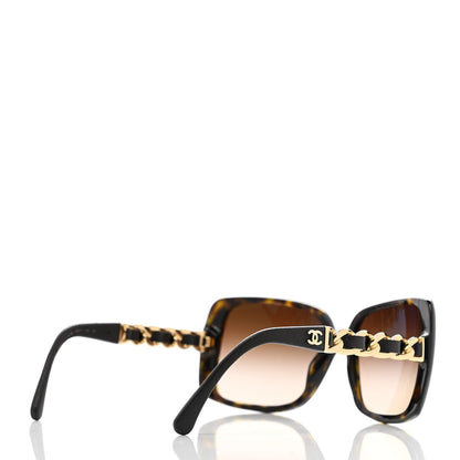 Chanel Tortoise Shell Chain Sunglasses 5208-Q 4 of 8