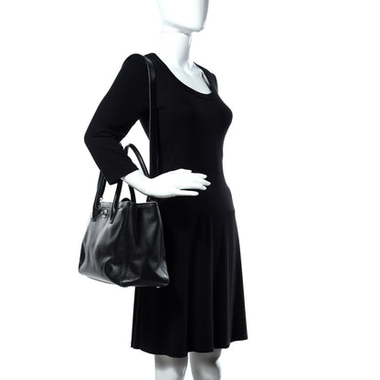 Chanel Calfskin Cerf Executive Shopper Tote Black 2 of 9