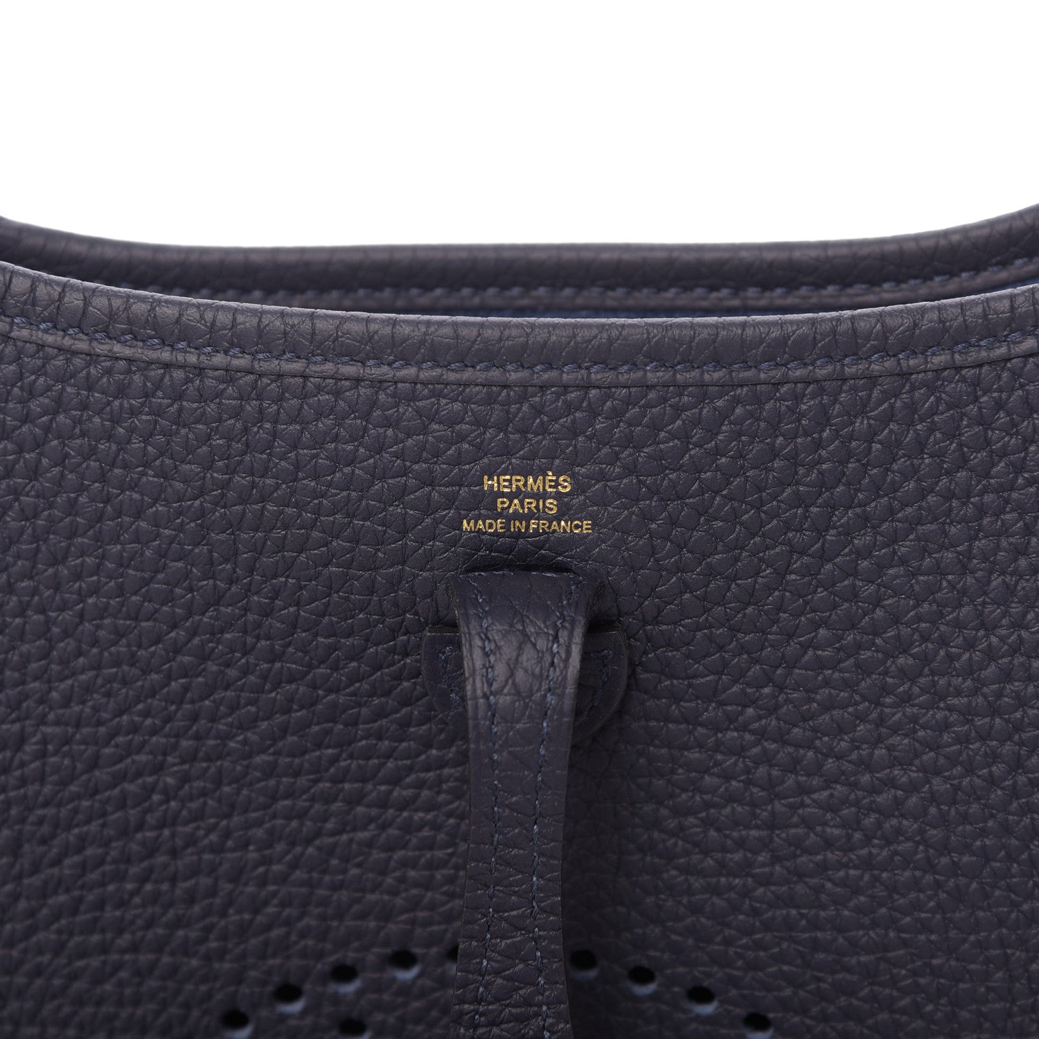 Hermes Taurillon Clemence Amazone Evelyne TPM Bleu Nuit Bleu Indigo 8 of 9