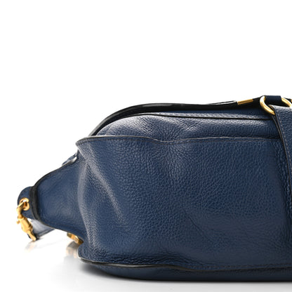 Chloe Calfskin Medium Marcie Satchel Royal Navy 11 of 12