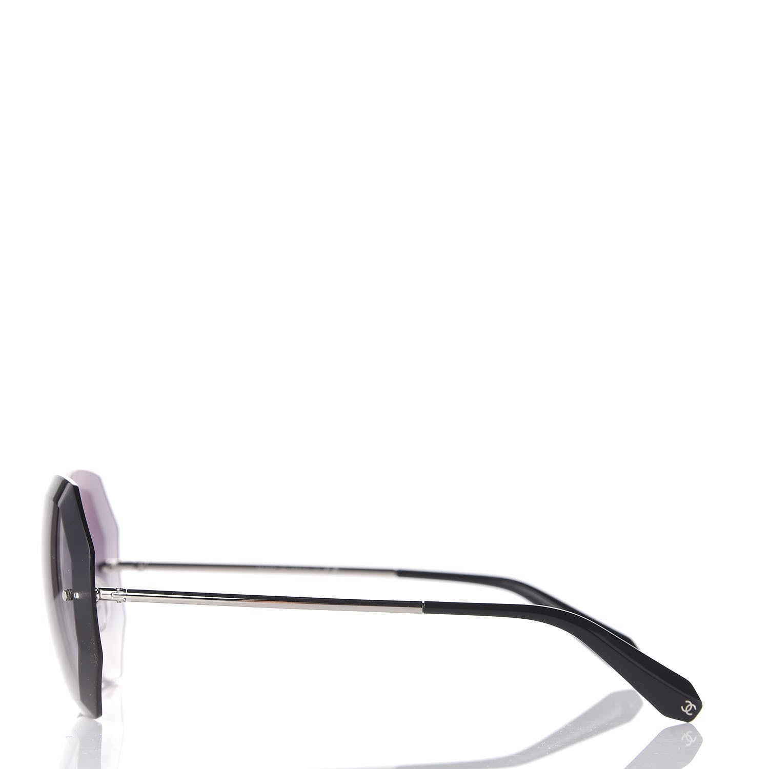 Chanel Metal Spring Round Sunglasses 4220 Silver 3 of 7
