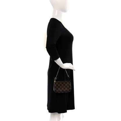 Louis Vuitton Damier Ebene Mini Pochette Accessories 2 of 14