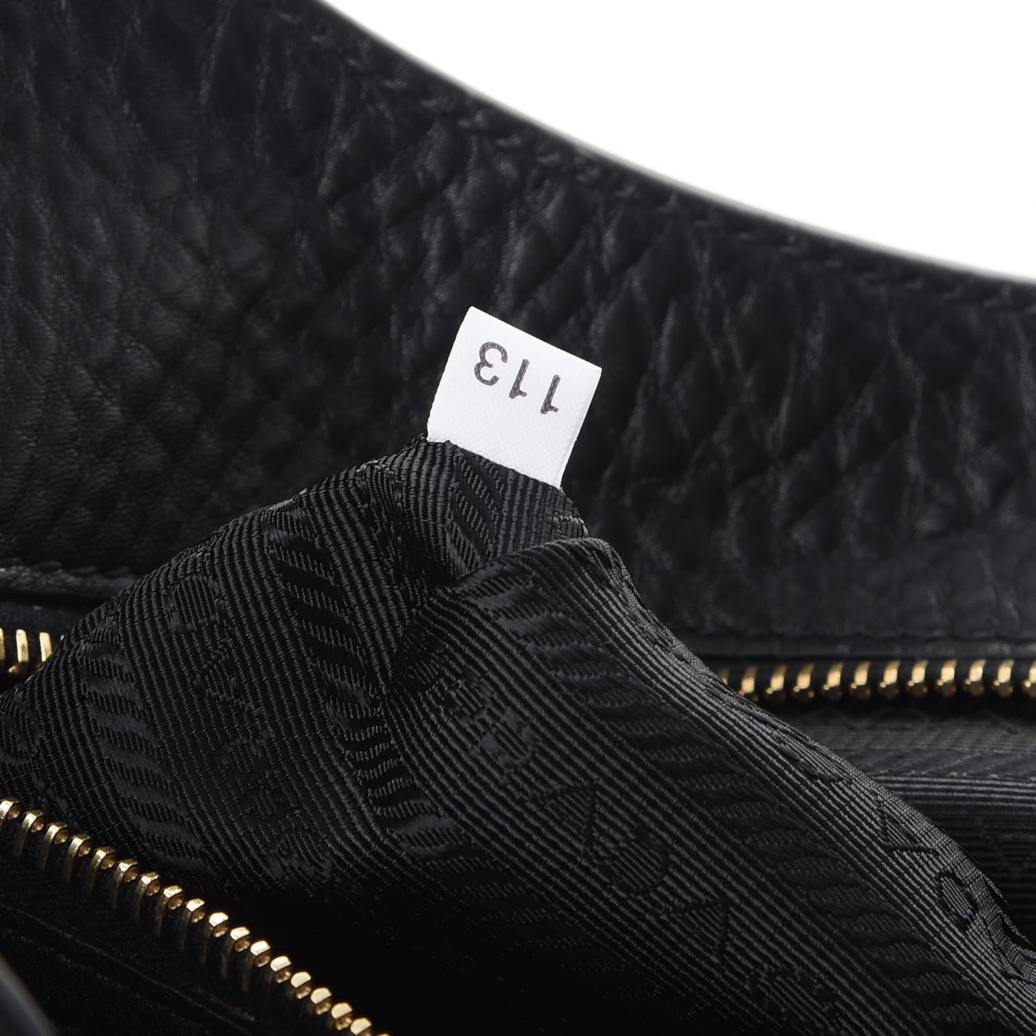 Prada Vitello Daino Buckle Tote Nero Black 8 of 8