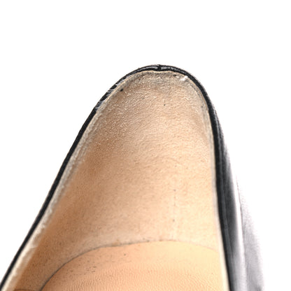 Chanel Lambskin CC Cap Toe Platform Pumps 38.5 Black 15 of 18