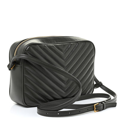 Saint Laurent Calfskin Matelasse Monogram Lou Camera Bag Military Olive 3 of 15