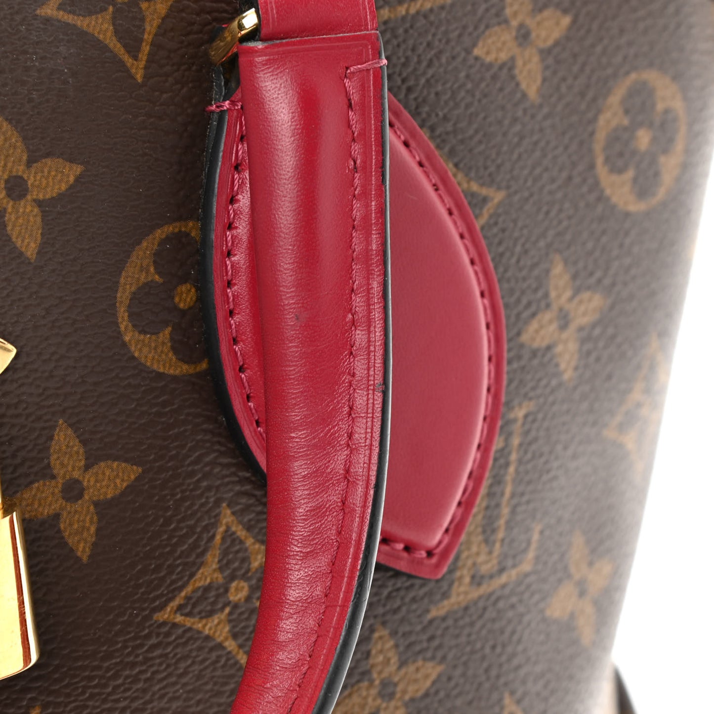 Monogram Flower Zipped Tote PM Lie de Vin
