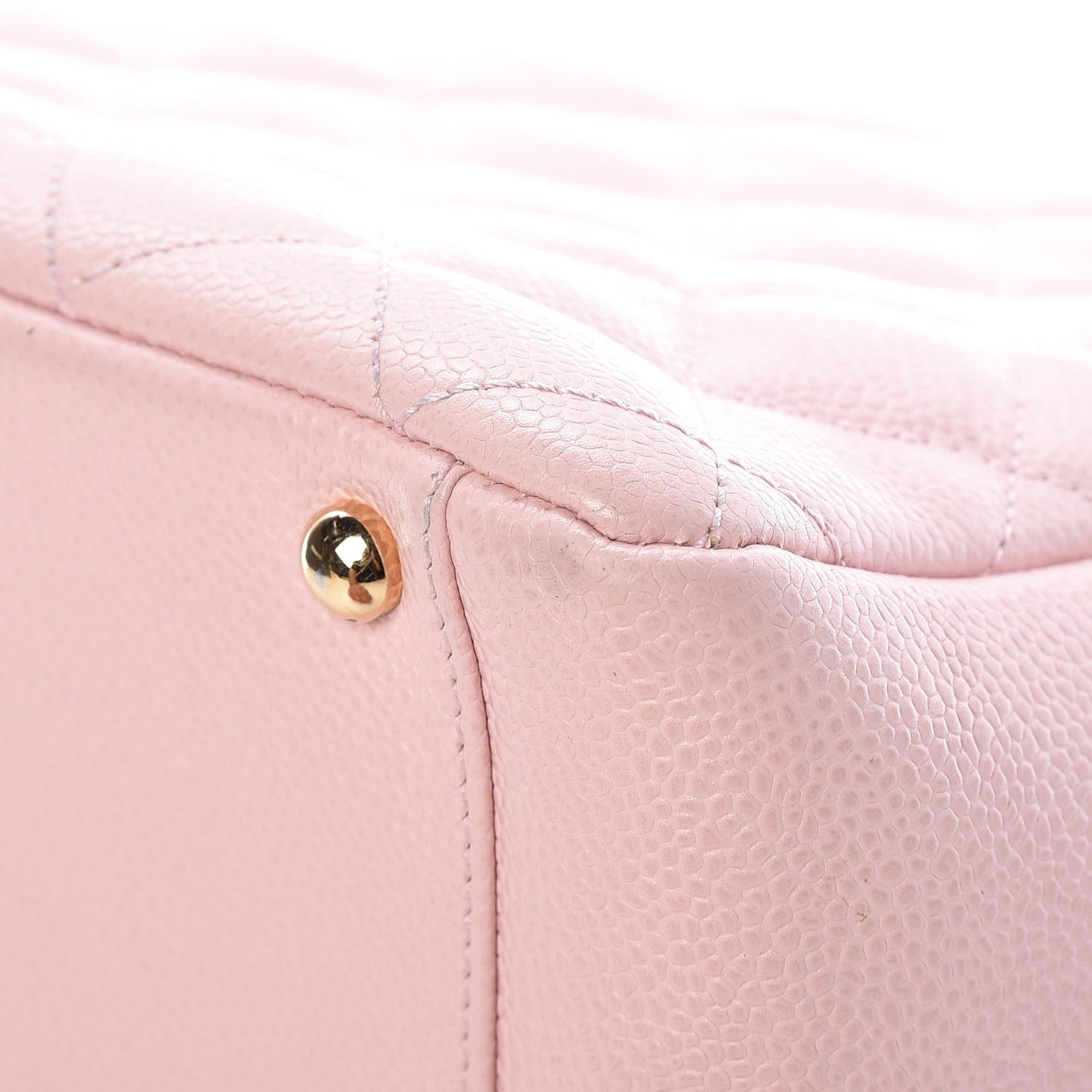 Caviar Quilted Petit Timeless Shopping Tote PTT Pink