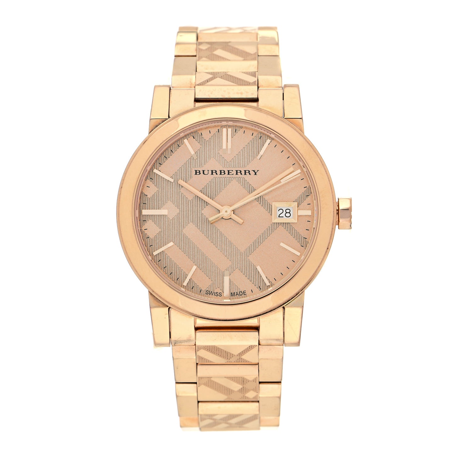 Stainless Steel 34mm The City Quartz Watch Rose BU9146