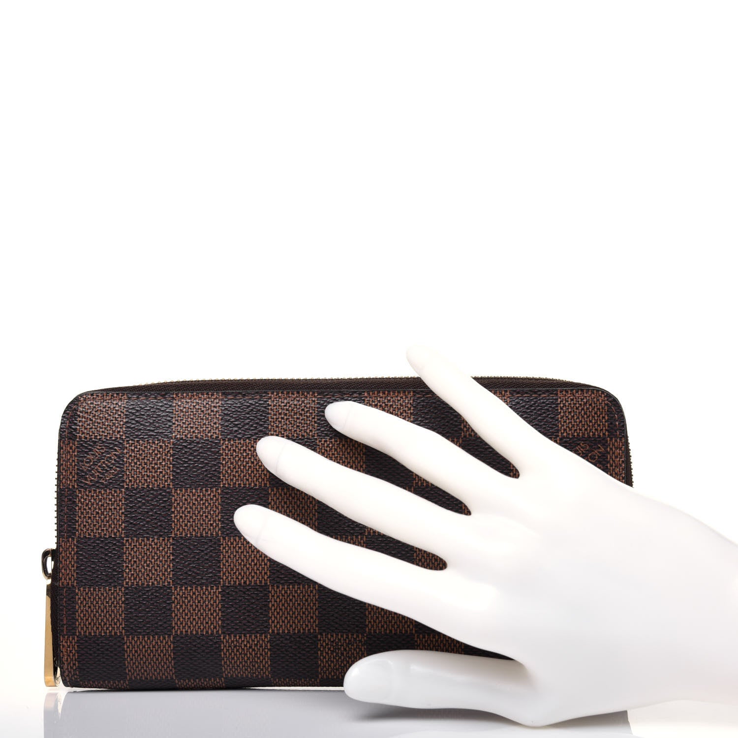 Louis Vuitton Damier Ebene Zippy Wallet 2 of 10
