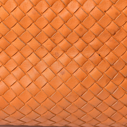 Bottega Veneta Nappa Intrecciato Pyramid Hobo Saffron 12 of 13