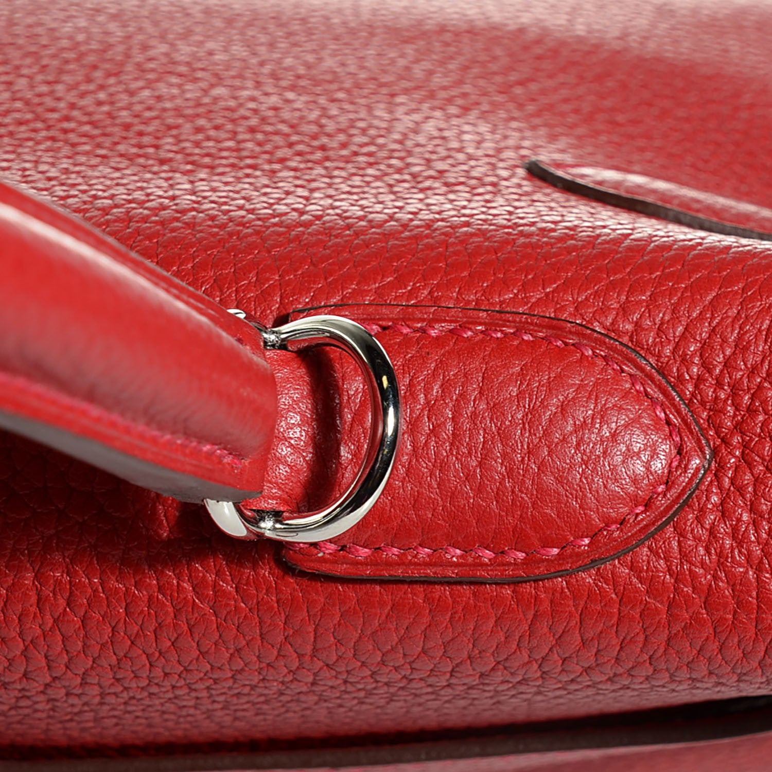 Hermes Togo Kelly Retourne 35 Rouge Casaque 27 of 28