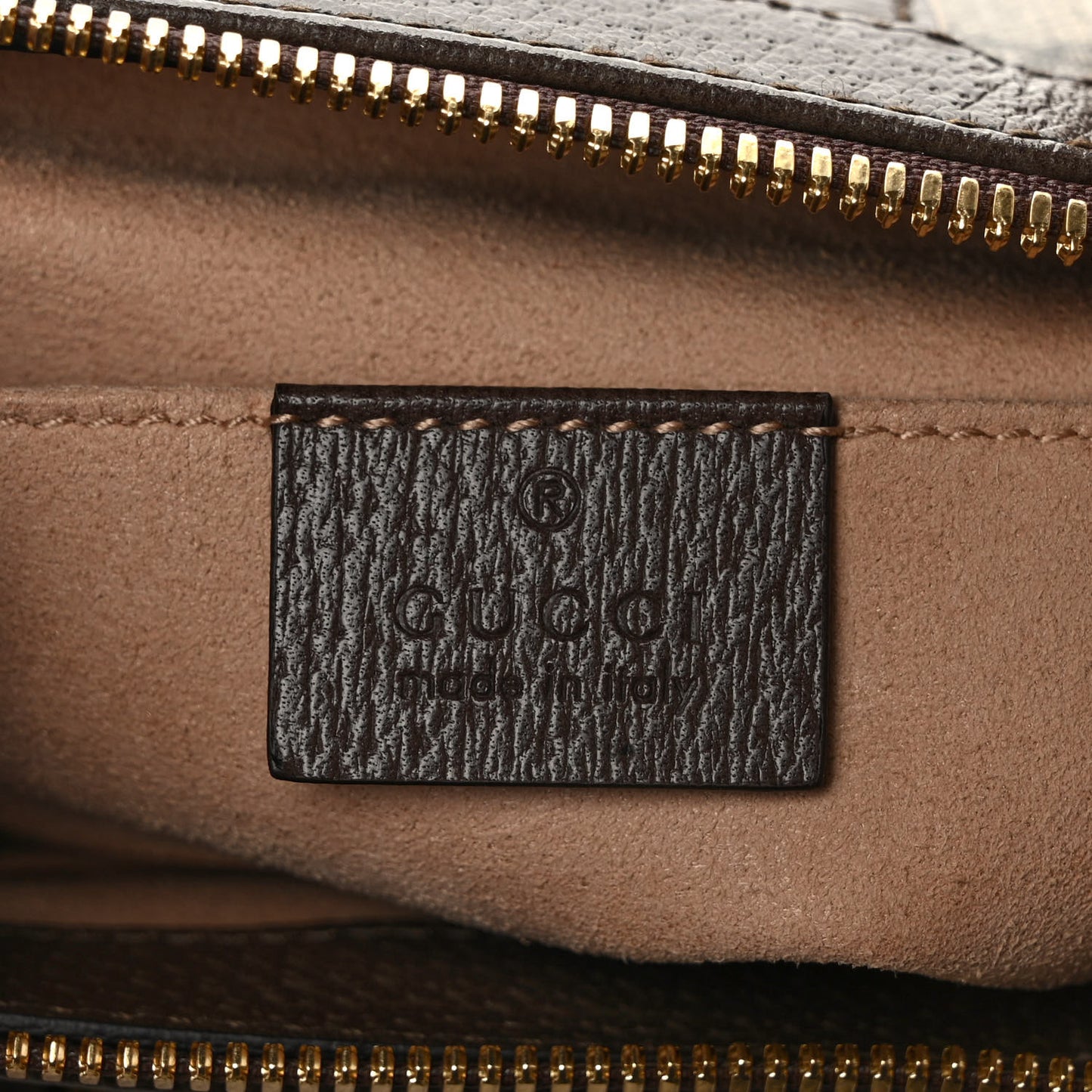 GG Supreme Monogram Small Ophidia Tote Bag Brown