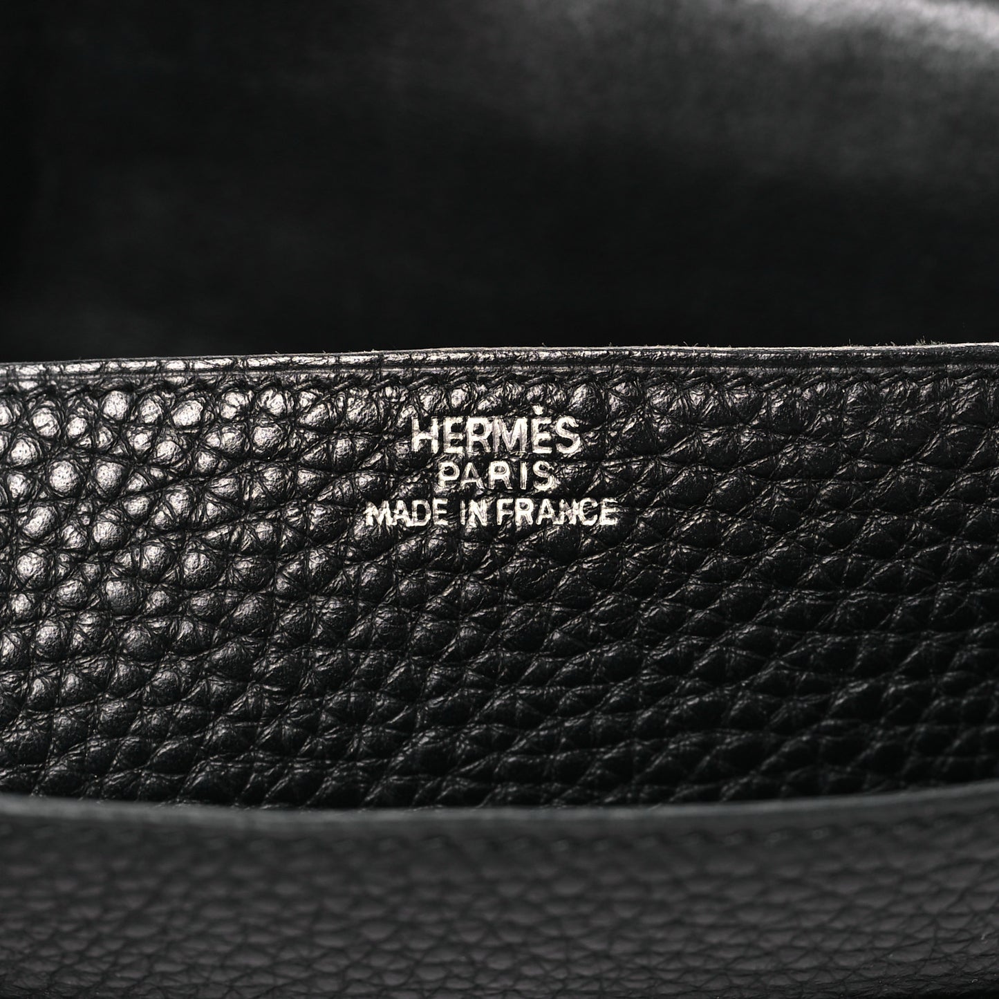 Togo Dogon Wallet Waist Pouch Black