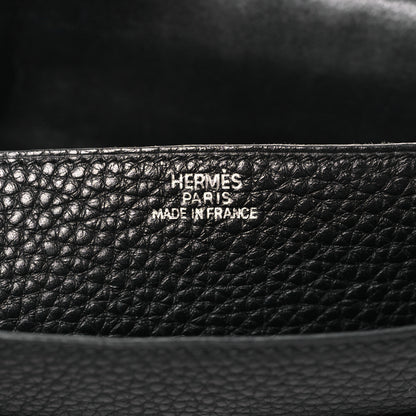 Hermes Togo Dogon Wallet Waist Pouch Black 6 of 10