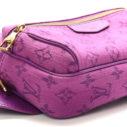 Louis Vuitton Denim Monogram Outdoor Bumbag Purple 7 of 8