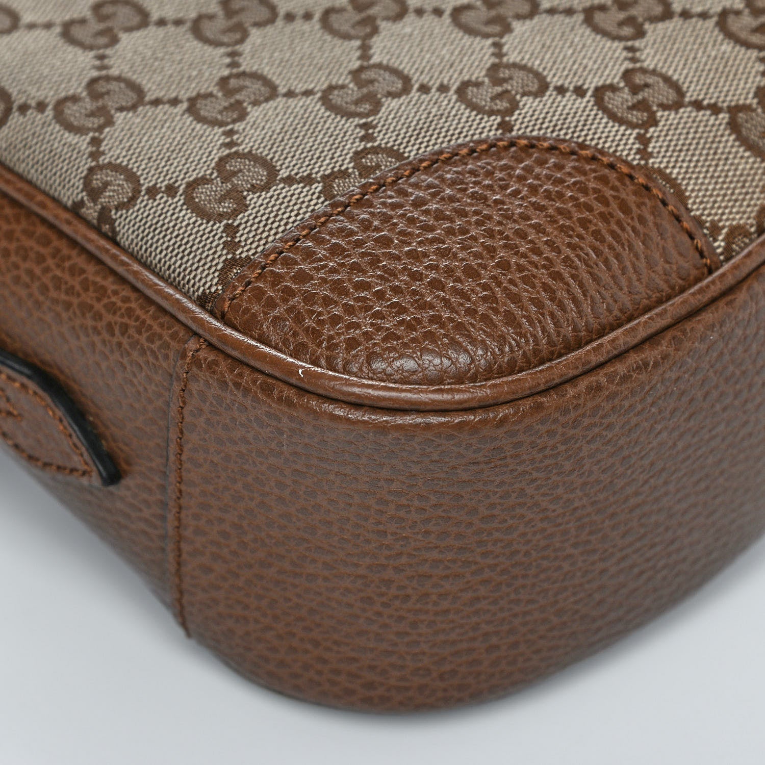 Gucci Monogram Mini Bree Messenger Bag Beige Tabacco 10 of 12