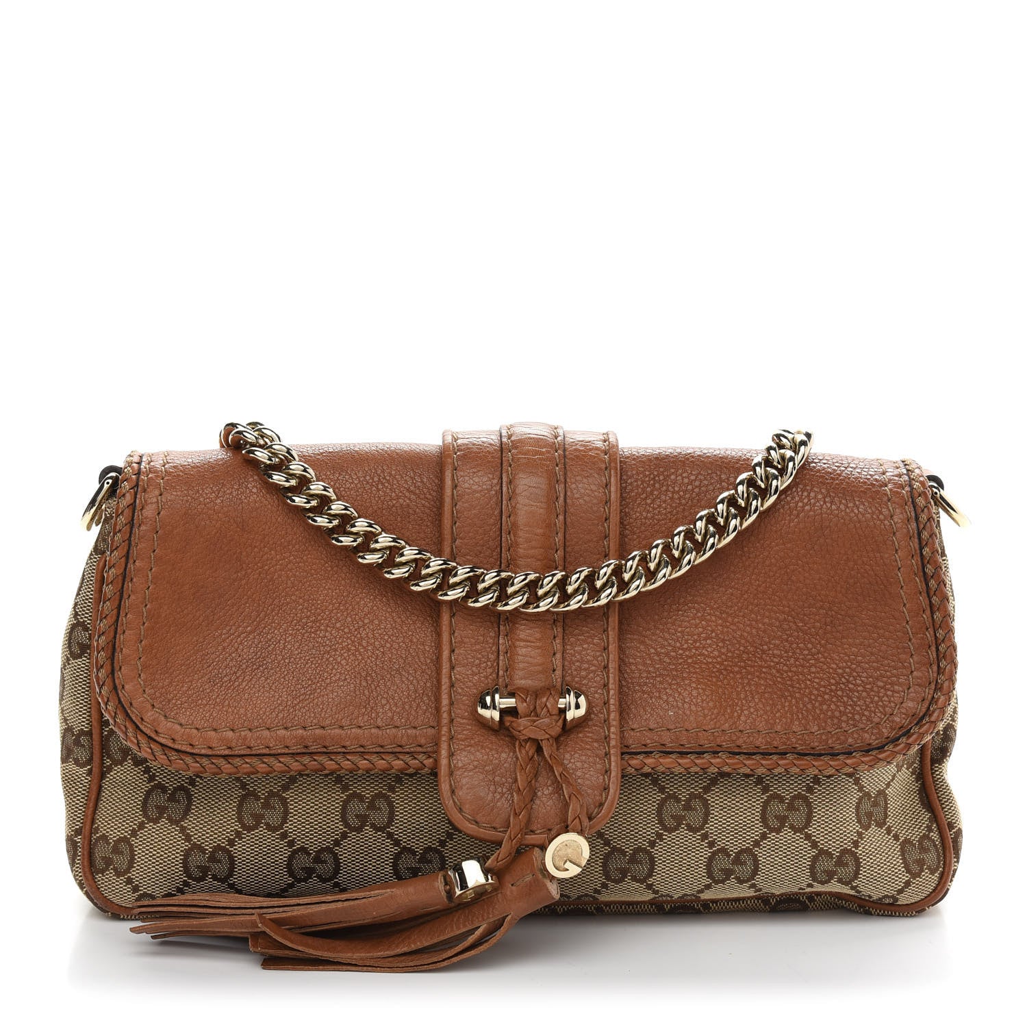 Gucci Monogram Marrakech Evening Bag Brown 1 of 10