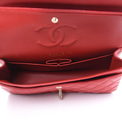 Chanel Caviar Quilted Medium Double Flap Red 5 of 11