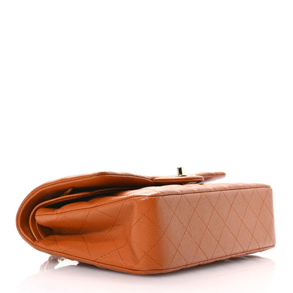 Chanel Caviar Quilted Medium Double Flap Light Brown 4 of 10