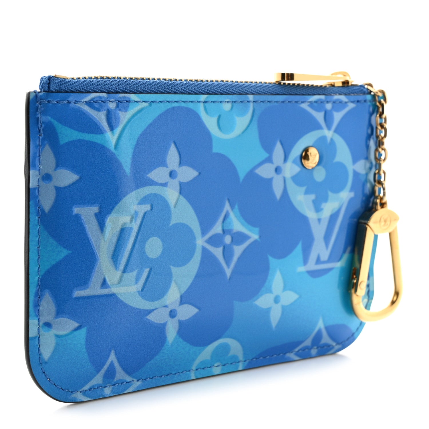 Louis Vuitton Vernis Valentine Key Pouch Light Blue 3 of 7