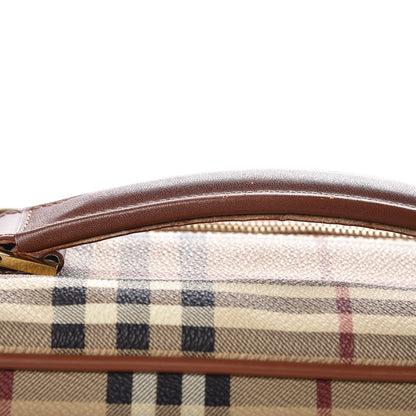Burberry Haymarket Check Travel Bag Brown 12 of 15