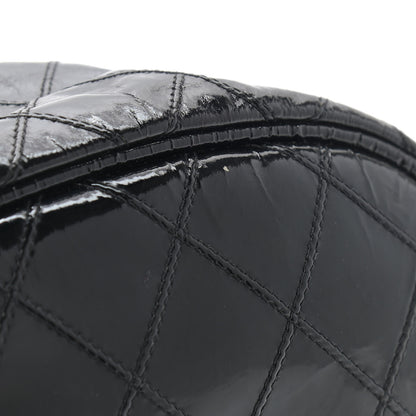 Chanel Patent Stitched Drawstring Shoulder Bag Black 12 of 14