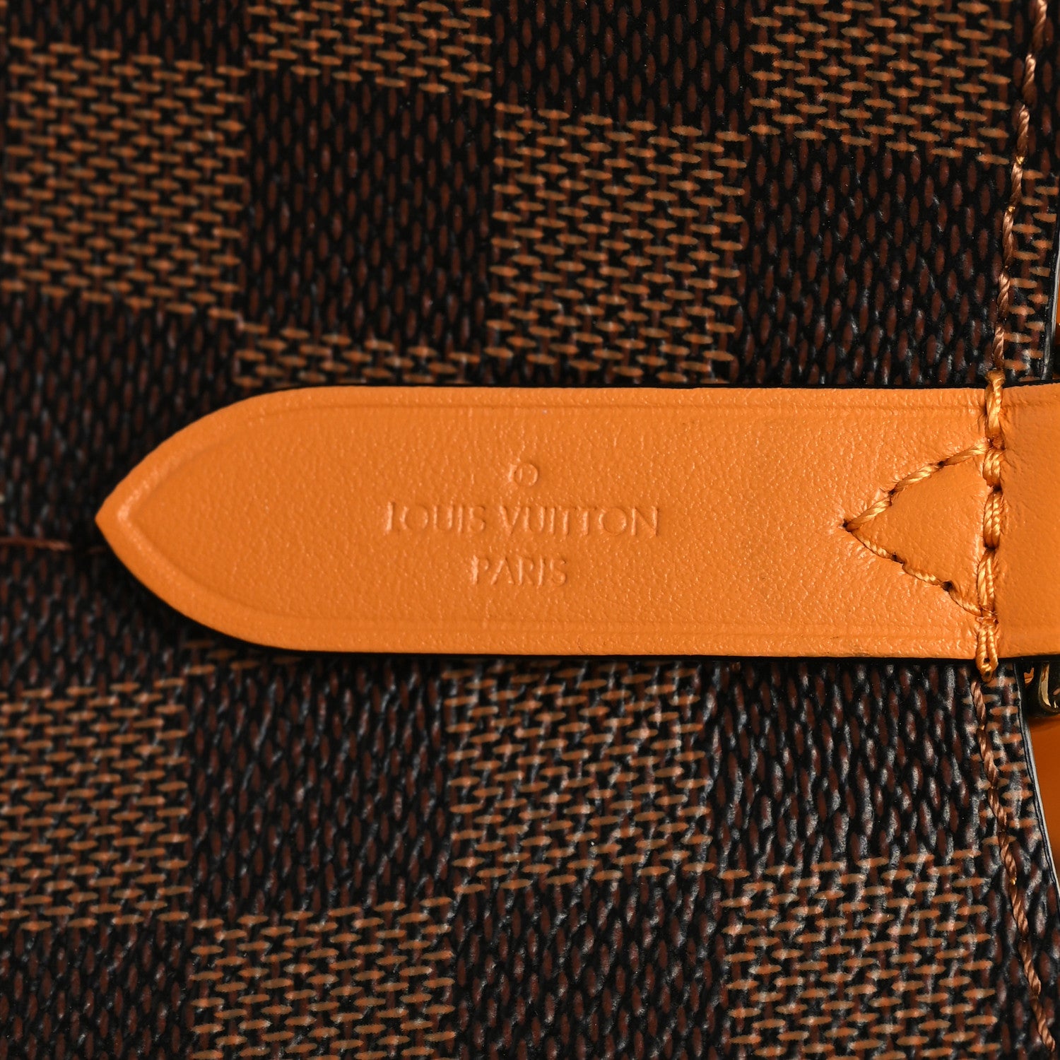 Louis Vuitton Damier Ebene Neonoe MM Safran 6 of 12