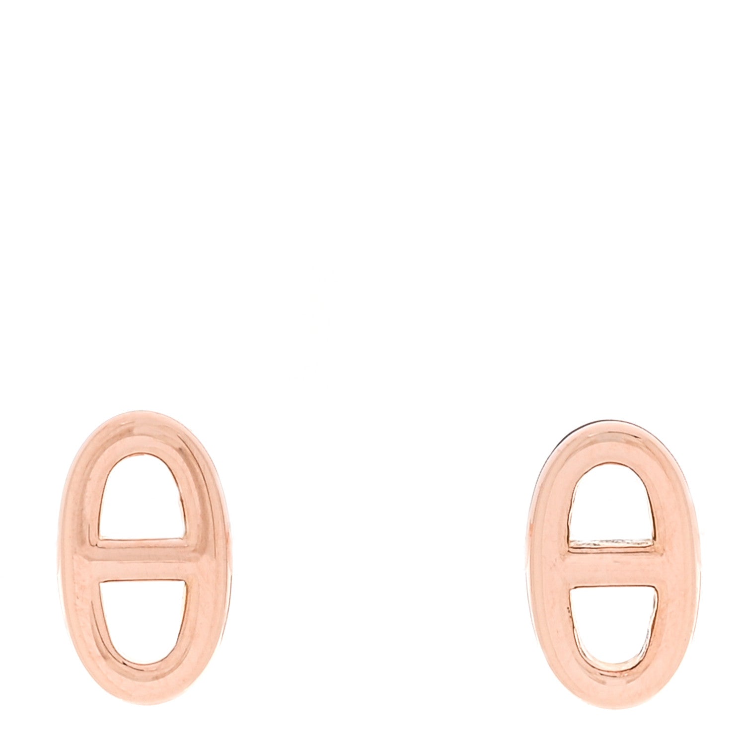 Hermes 18K Rose Gold TPM Farandole Stud Earrings 1 of 5