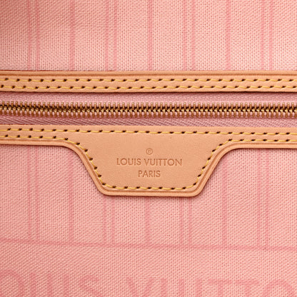 Louis Vuitton Damier Azur Neo Neverfull GM Rose Ballerine 9 of 14