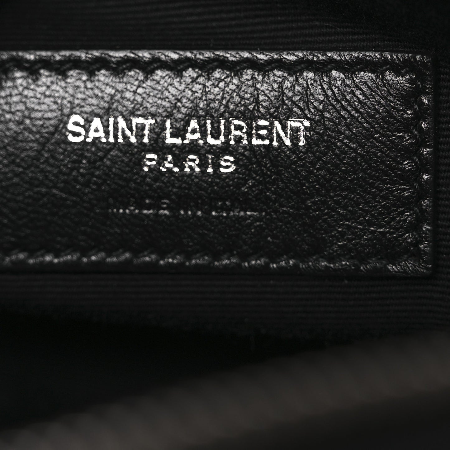 Calfskin Matelasse Monogram Lou Belt Bag Black