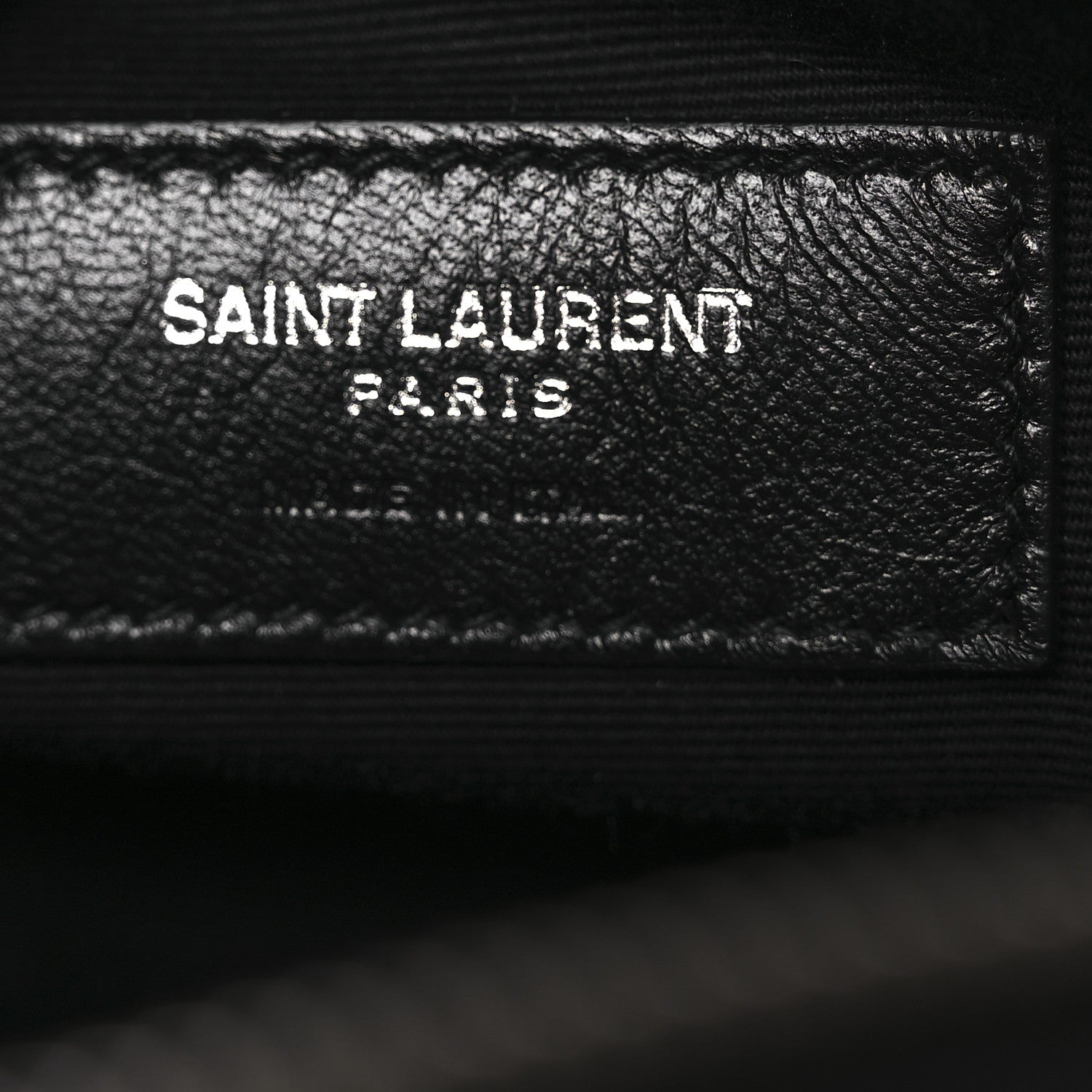 Saint Laurent Calfskin Matelasse Monogram Lou Belt Bag Black 6 of 11