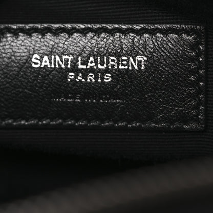 Saint Laurent Calfskin Matelasse Monogram Lou Belt Bag Black 6 of 11