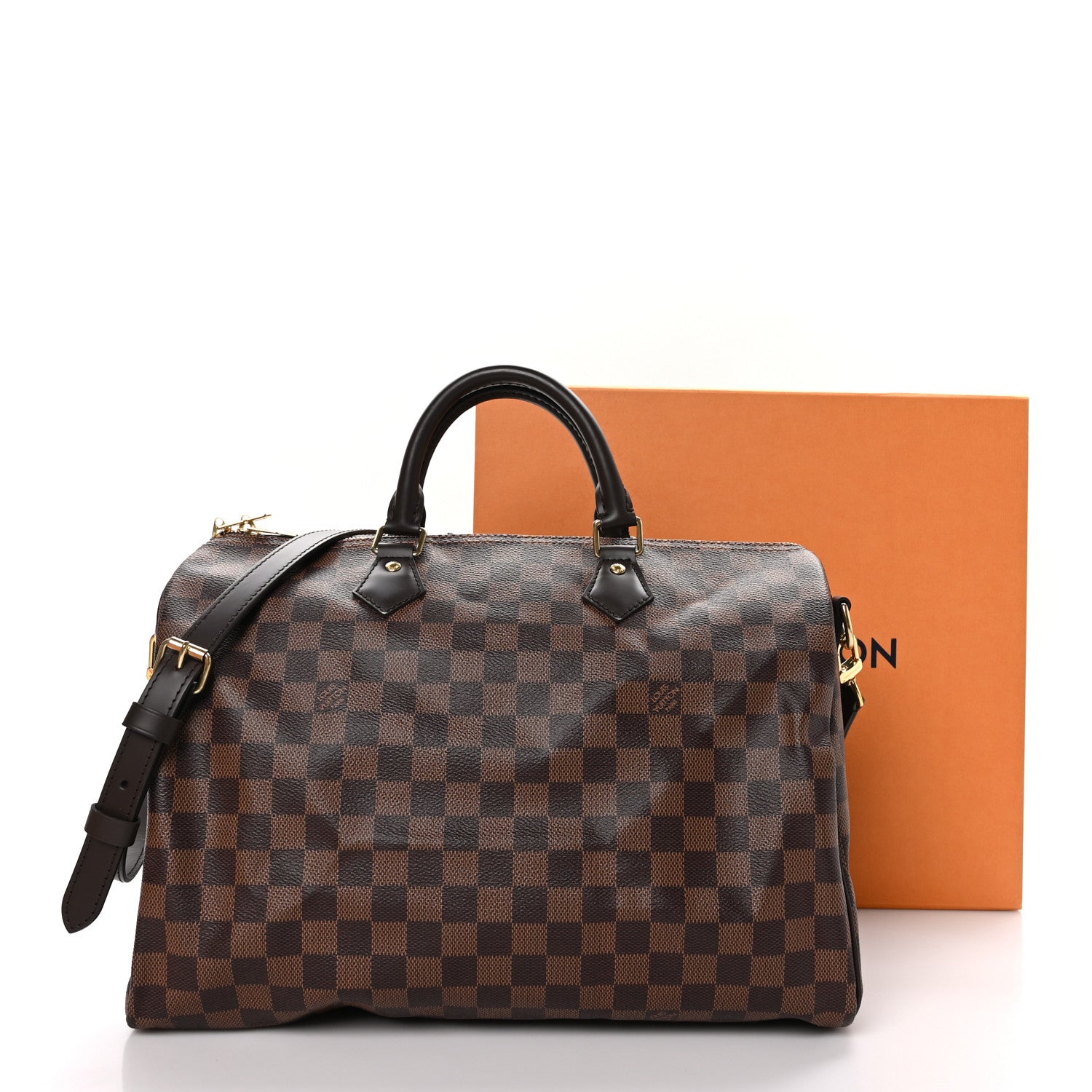 Louis Vuitton Damier Ebene Speedy Bandouliere 35 12 of 12