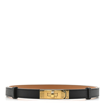 Hermes Epsom Kelly Belt Black 1 of 3