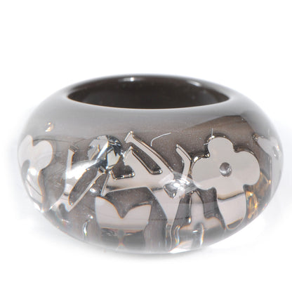 Louis Vuitton Swarovski Crystal Inclusion Ring 7 Grey Grey 1 of 5