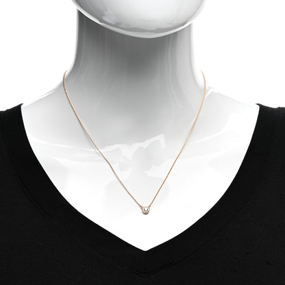 Tiffany 18K Rose Gold Diamond .17ct Elsa Peretti Diamonds by the Yard Pendant Necklace 2 of 5
