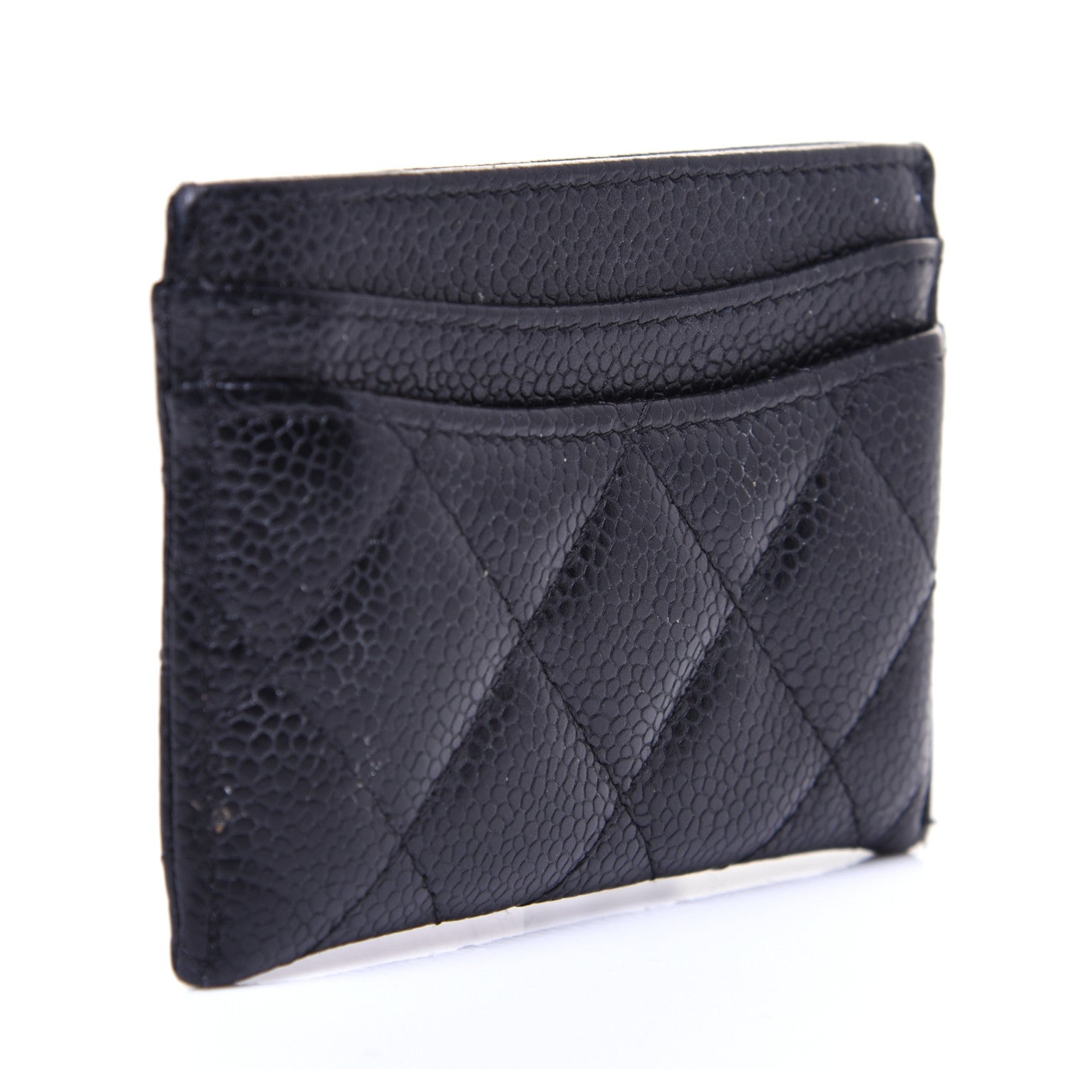 Chanel Caviar Quilted Card Holder Black 3 of 9