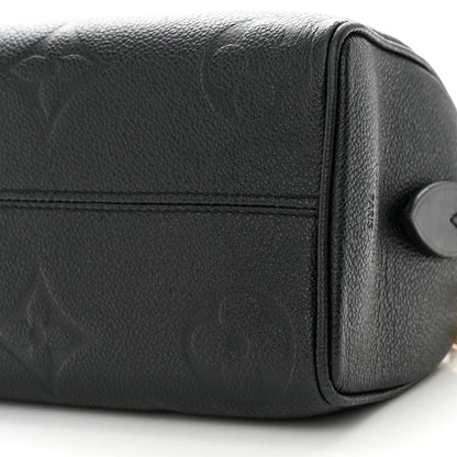 Louis Vuitton Empreinte Monogram Giant Speedy Bandouliere 20 Black 9 of 10