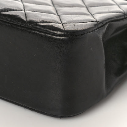Chanel Lambskin Quilted Shoulder Bag Black 8 of 9