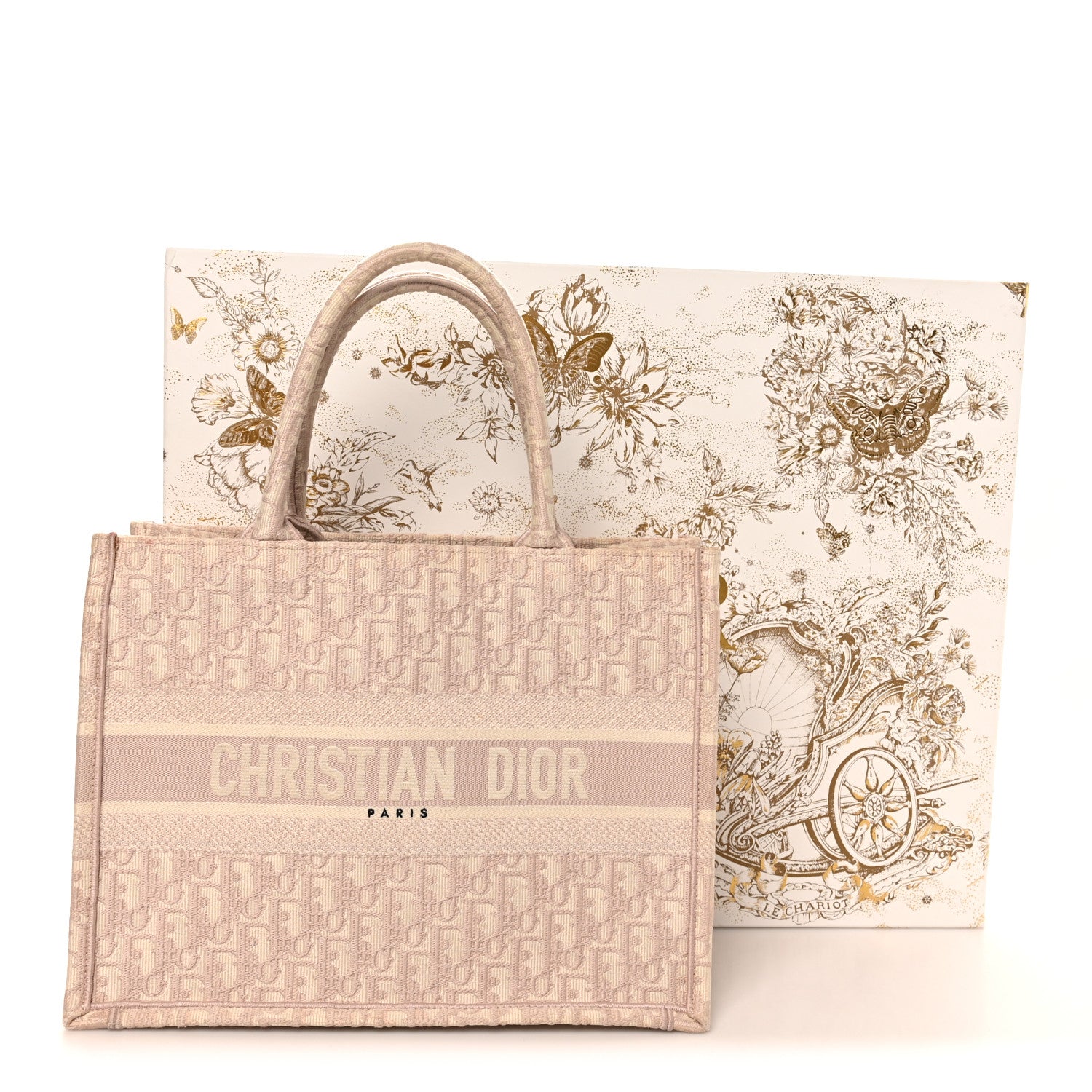 Christian Dior Oblique Medium Book Tote Rose Des Vents 1864849
