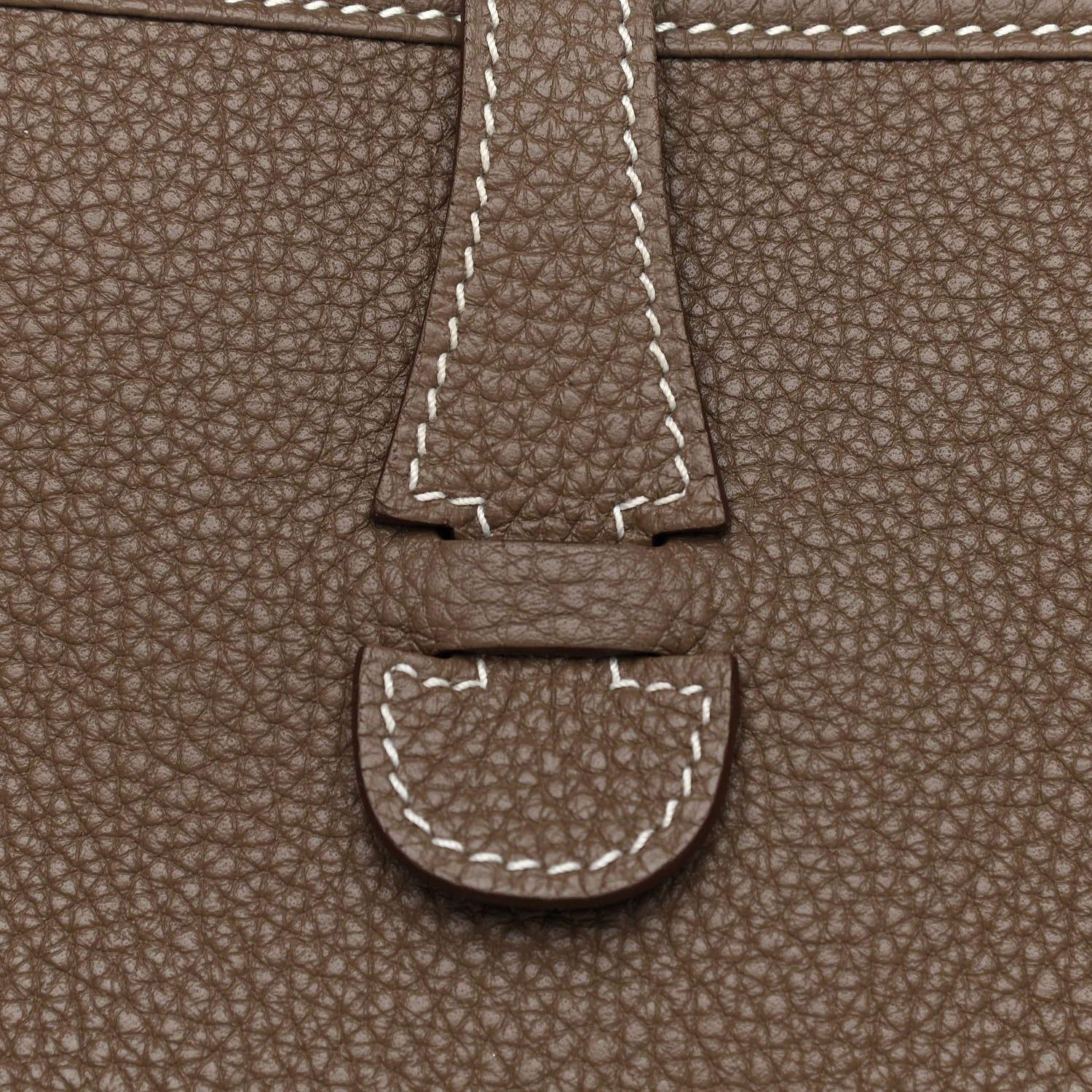Hermes Taurillon Clemence Evelyne III PM Etoupe 8 of 10