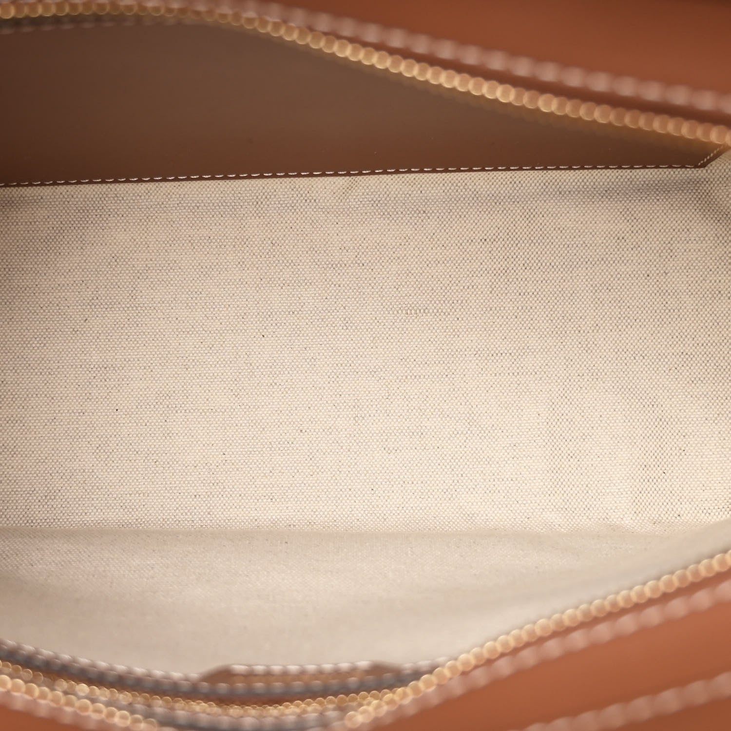 Burberry Canvas Smooth Calfskin Two Tone Small Pocket Bag Natural Malt Brown 5 of 13
