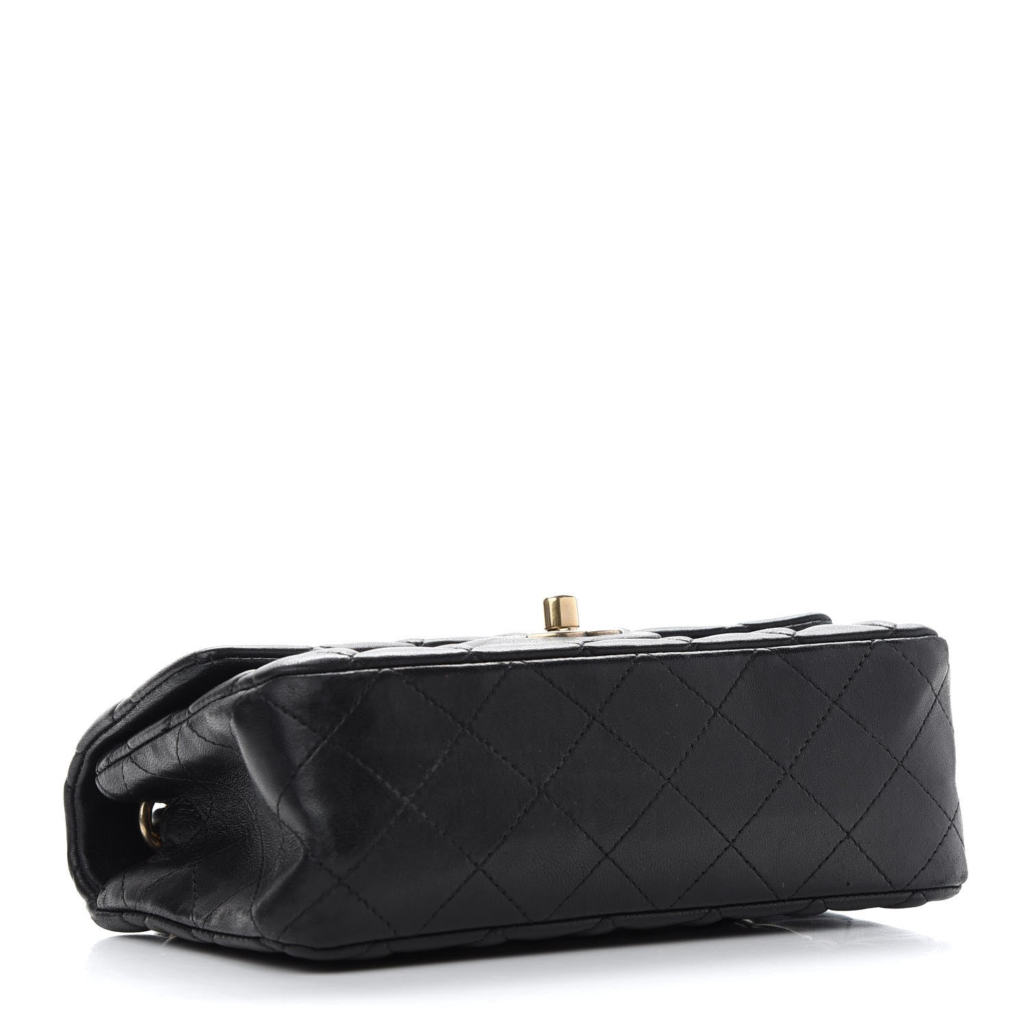 Chanel Lambskin Quilted Mini Rectangular Flap Black 4 of 10