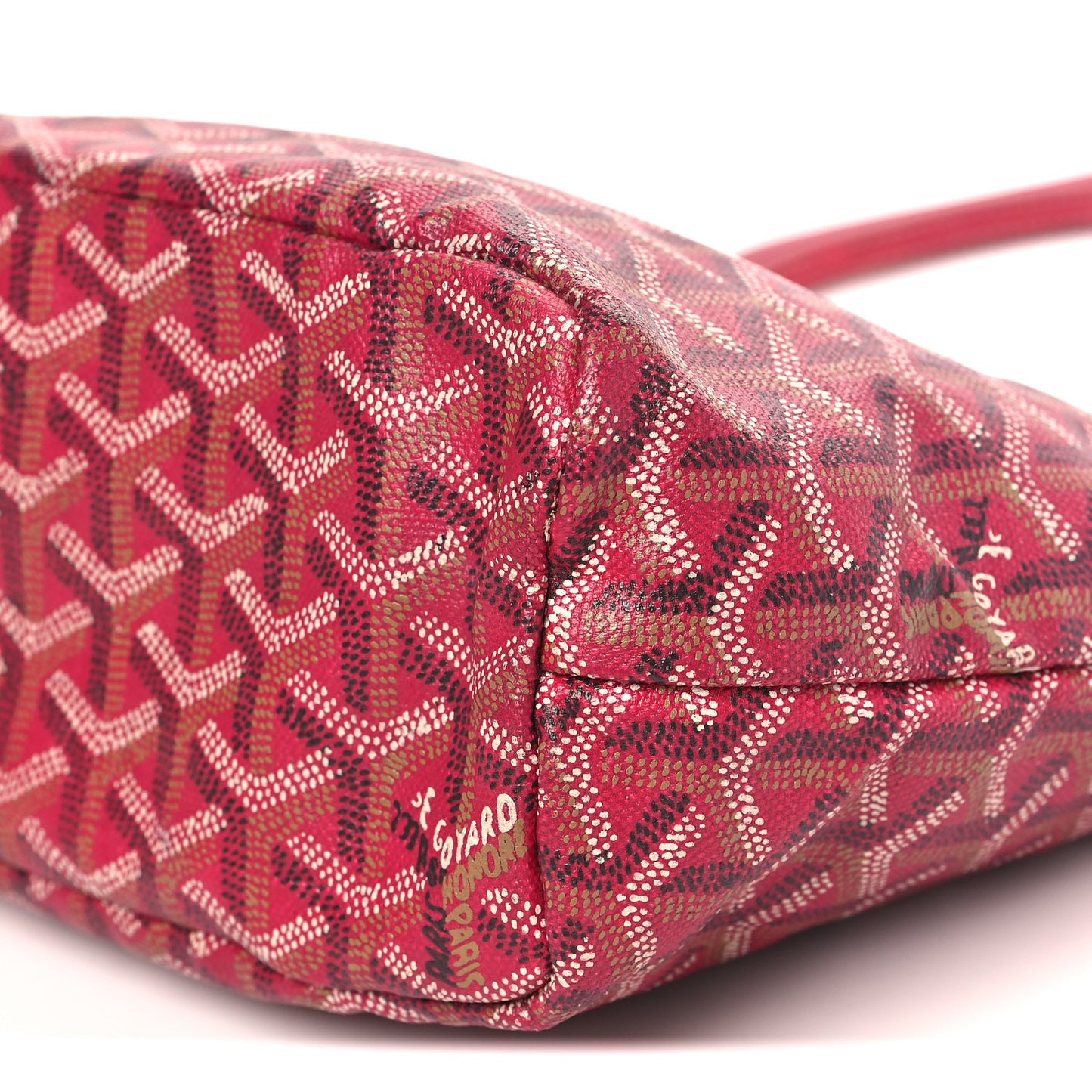Goyardine Reversible Mini Anjou Red
