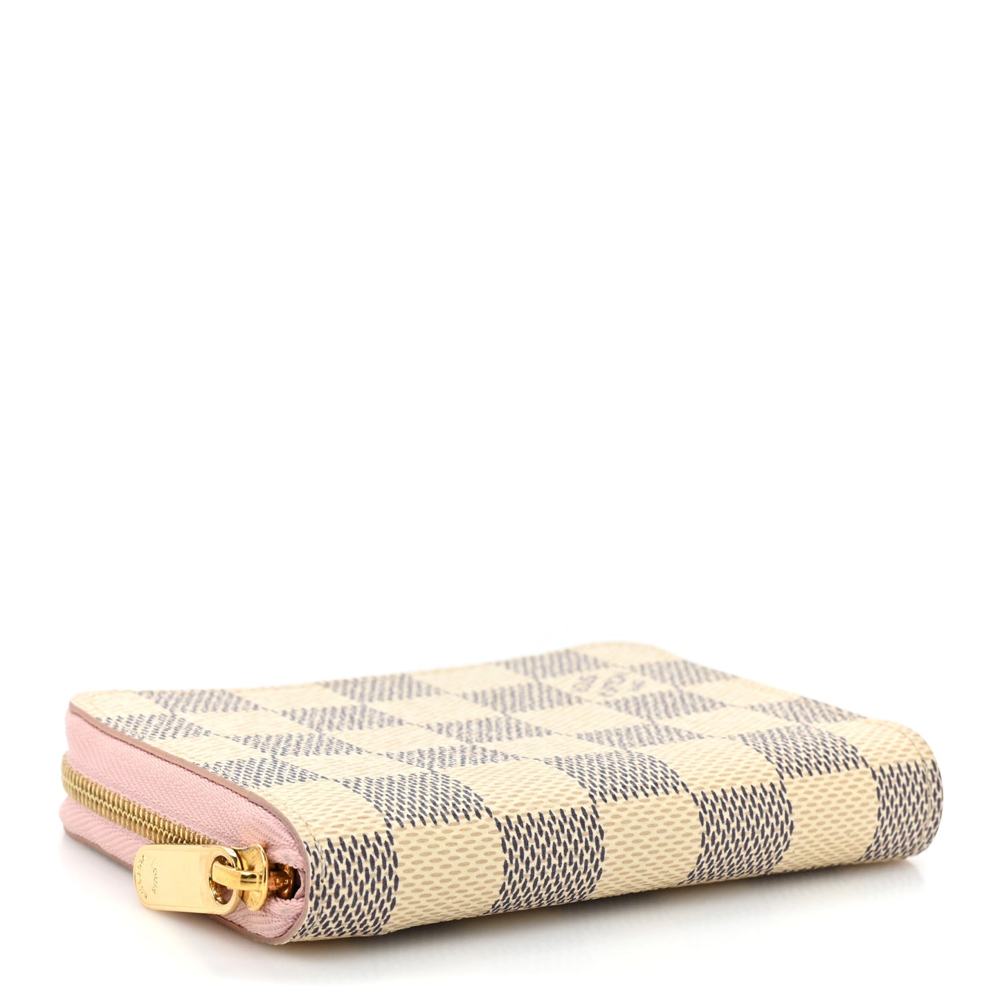 Damier Azur Zippy Coin Purse Rose Ballerine