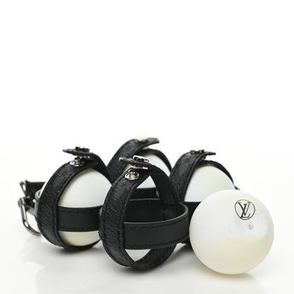 Louis Vuitton Monogram Eclipse Wood James Ping Pong Set 8 of 10